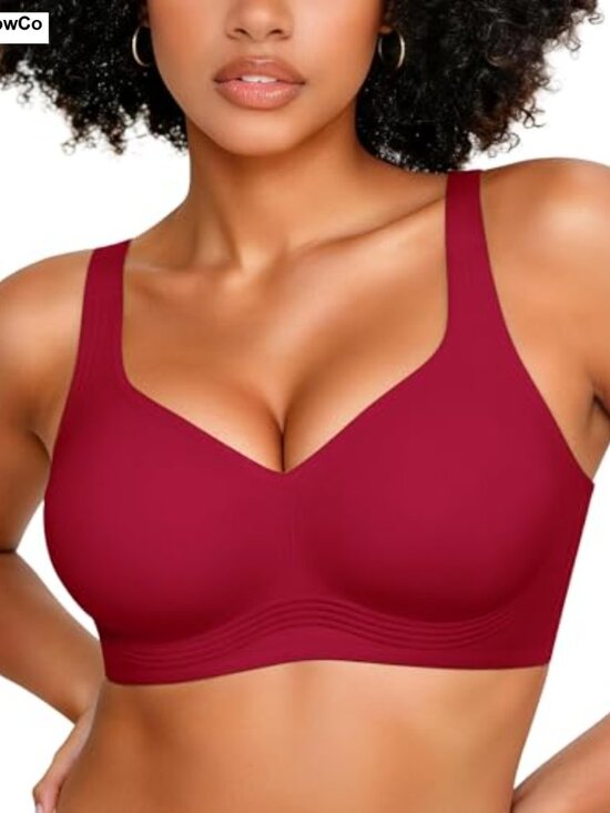 Other - OEAK Wireless Jelly Bra Plus Size Push Up Full Coverage Comfort